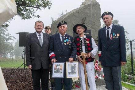 Uroczystość upamiętnienia mjra Adolfa Pilcha